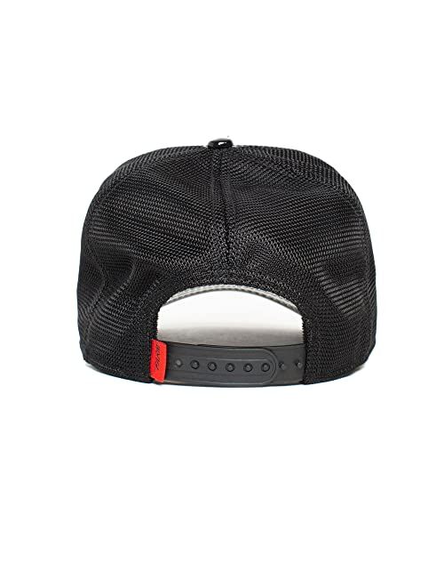 Goorin Bros. The Farm Unisex High Shine Faux Leather Adjustable Snapback Trucker Hat