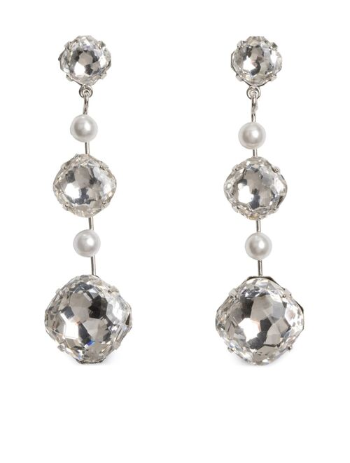 Jennifer Behr Damira crystal-embellished earrings