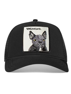 Deserthome Unisex Animal Mesh Trucker Hat Square Patch Baseball Cap for Womens Mens