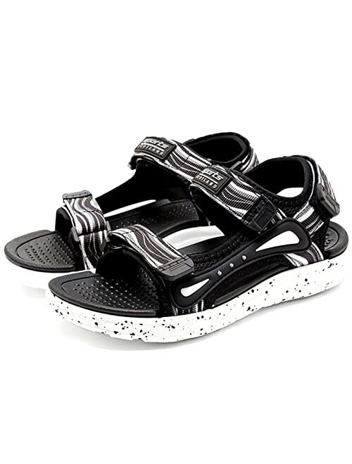 DADAWEN Boy's Girl's Water Sandals Outdoor Hiking Adjustable Strap Sport Sandals