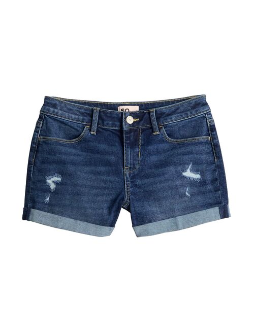 Girls 6-20 SO Midrise Denim Shortie Shorts in Regular & Plus Size