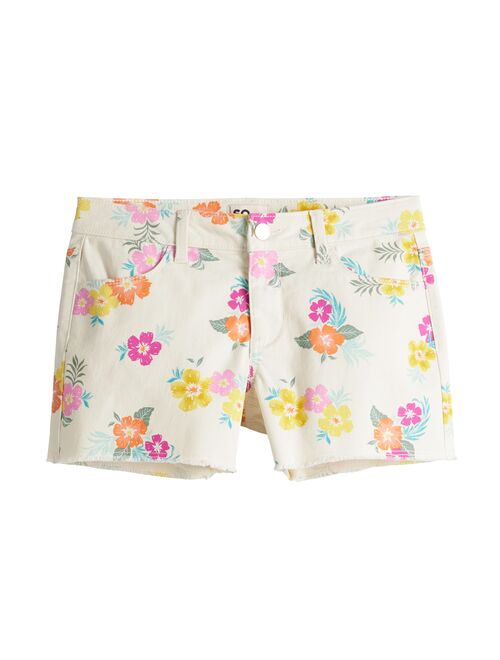 Girls 6-20 SO Midrise Denim Shortie Shorts in Regular & Plus Size