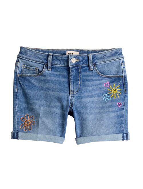 Girls 6-20 SO Denim Midi Shorts in Regular & Plus Size