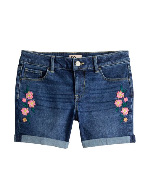 Girls 6-20 SO Denim Midi Shorts in Regular & Plus Size