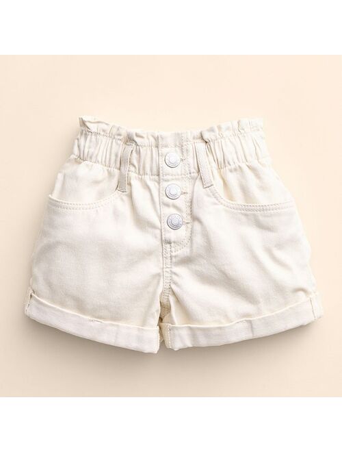 Baby & Toddler Girl Little Co. by Lauren Conrad Paper-Bag Waist Denim Shorts