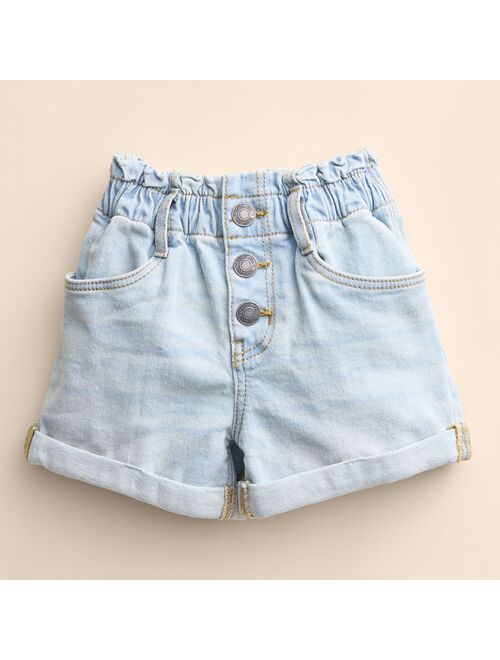 Baby & Toddler Girl Little Co. by Lauren Conrad Paper-Bag Waist Denim Shorts