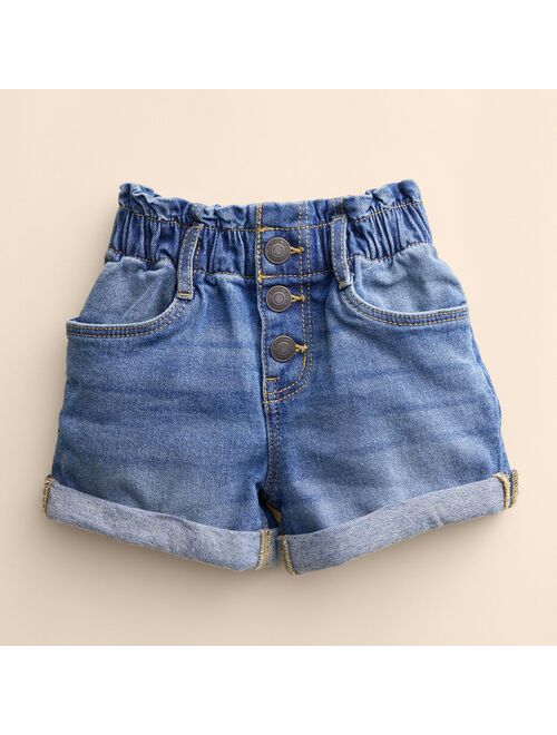 Baby & Toddler Girl Little Co. by Lauren Conrad Paper-Bag Waist Denim Shorts