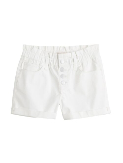 Girls 6-20 SO Paperbag Waist Denim Shortie Shorts