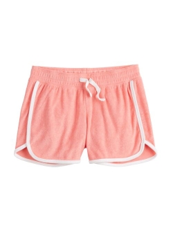 Girls 6-20 SO Towel Terry Dolphin Shorts in Regular & Plus Size