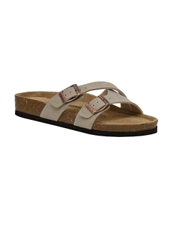 Women's Liza Cork Footbed Sandal With  Comfort