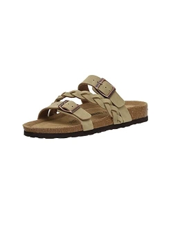 Women's Lizzy Cork footbed Sandal with  Comfort and Wide Widths Available