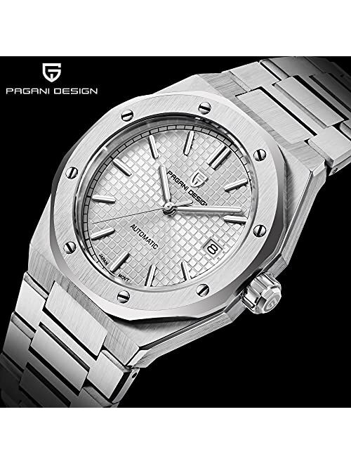 Pagrne Design Pagani Design Watches Men Japanese NH35 Movement Automatic Dive Mechanical Sport Waterproof Sapphire Glass Stainless Steel Wrist Watch