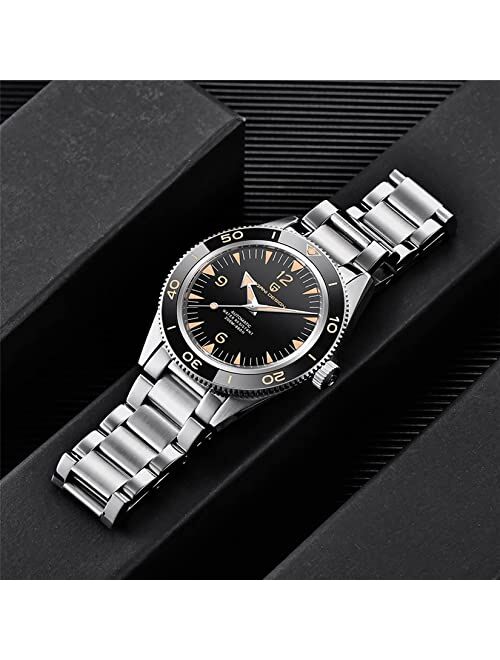 Pagrne Design Pagani Design Watch for Men Classic Stainless Steel Mens Watches with Imported Japanese NH35 Automatic Movement Premium Dress Men's Wrist Watches Waterproof