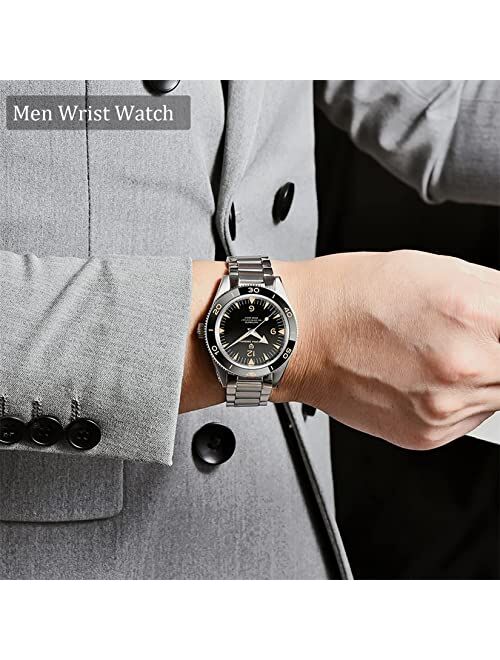 Pagrne Design Pagani Design Watch for Men Classic Stainless Steel Mens Watches with Imported Japanese NH35 Automatic Movement Premium Dress Men's Wrist Watches Waterproof