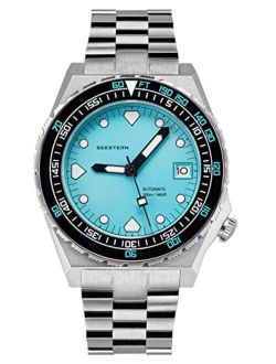 Generic V3 Seestern Teal Ceramics Bezel 40MM S407-600T LUME Date Bezel 200m Professional Diver's Mens Sport Watch