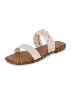 Women's Varro braided slide sandal  Memory Foam