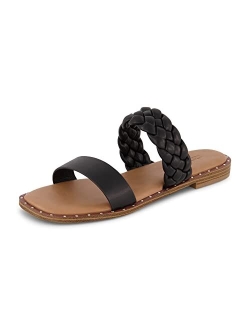 Women's Varro braided slide sandal  Memory Foam