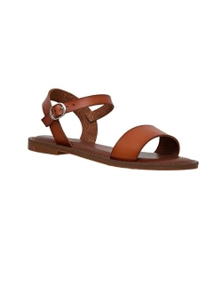 Women's Clara One Band Ankle Strap Sandal  Memory Foam, Wide Widths Available