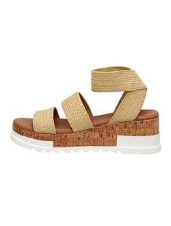 Women's Naomi Cork Wedge Sandal  Wide Widths Available