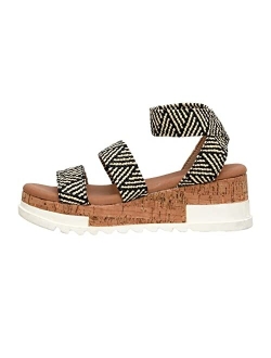 Women's Naomi Cork Wedge Sandal  Wide Widths Available