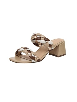 Women's Onyx braided Heel Sandal  Memory Foam Wide Widths Available