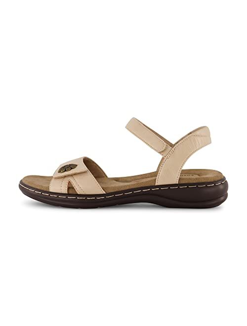 CUSHIONAIRE Women's Bloom comfort sandal with +Comfort Foam and Wide Widths Available