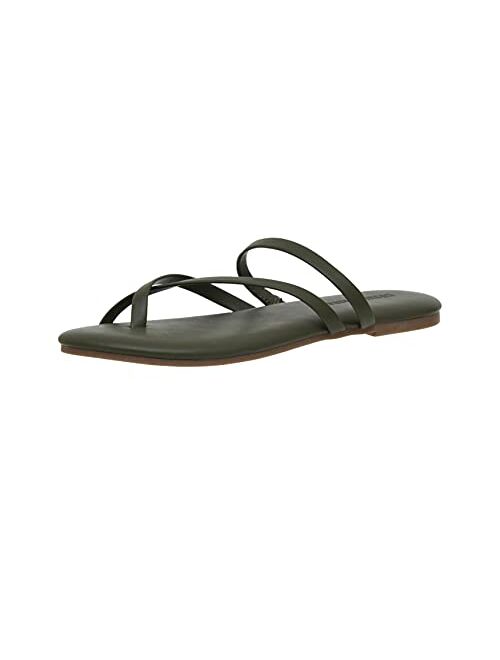 CUSHIONAIRE Women's Celina Flip Flop Sandal with Memory Foam