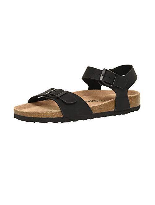 CUSHIONAIRE Women's Lauri Cork footbed Sandal with +Comfort