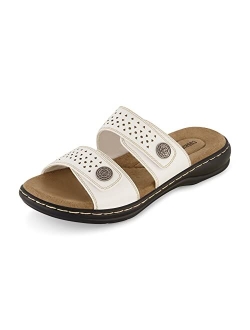 Women's Betsy comfort footbed slide Sandal with adjustable straps and  Comfort