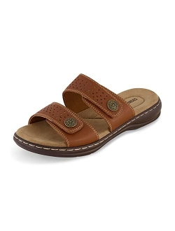 Women's Betsy comfort footbed slide Sandal with adjustable straps and  Comfort