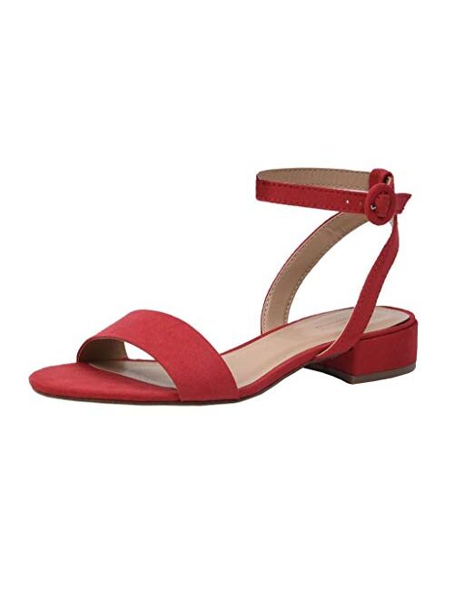 CUSHIONAIRE Women's Nila one band low block heel sandal +Wide Widths Available