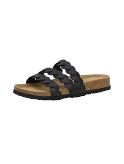 Women's Lucy Cork footbed Sandal with  Comfort and Wide Widths Available