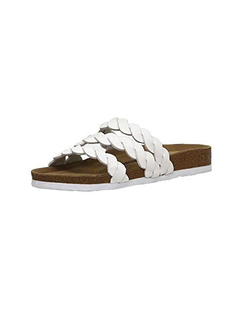 CUSHIONAIRE Women's Lucy Cork footbed Sandal with +Comfort and Wide Widths Available