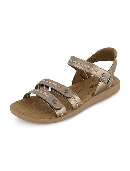 CUSHIONAIRE Women's Bartel comfort footbed Sandal with +Comfort