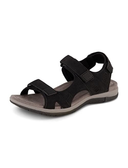 Women's Pace comfort footbed outdoor sandal with adjustable straps and  Memory Foam, Wide Widths Available