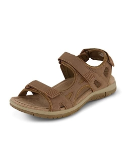 Women's Pace comfort footbed outdoor sandal with adjustable straps and  Memory Foam, Wide Widths Available