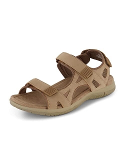 Women's Pace comfort footbed outdoor sandal with adjustable straps and  Memory Foam, Wide Widths Available