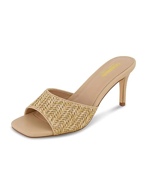 CUSHIONAIRE Women's Evie one band dress sandal +Memory Foam