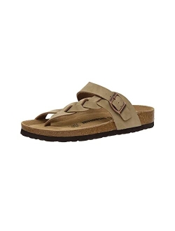 Women's Libby Cork footbed Sandal with  Comfort and Wide Widths Available,