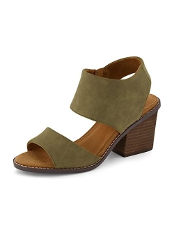 Women's Rosanna cut out sandal  Memory Foam and Wide Widths Available