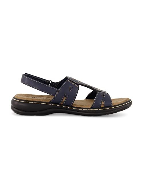 CUSHIONAIRE Women's Briar comfort sandal +Comfort Foam