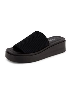 Women's Pim knit platform sandal with  Memory Foam