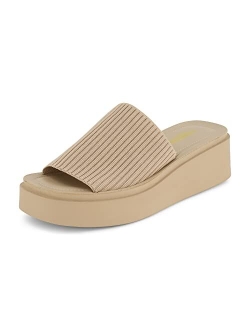 Women's Pim knit platform sandal with  Memory Foam