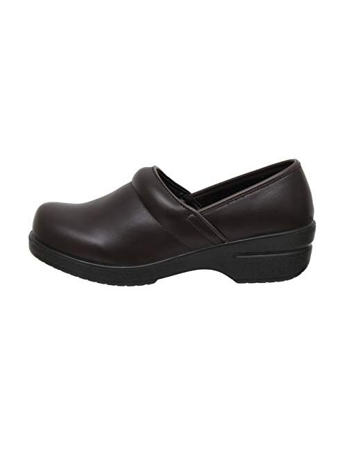 CUSHIONAIRE Women's Claire Slip on Clog +Memory Foam