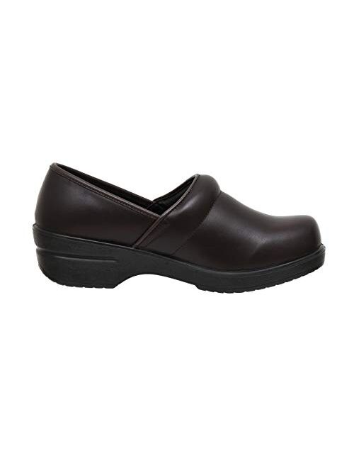 CUSHIONAIRE Women's Claire Slip on Clog +Memory Foam