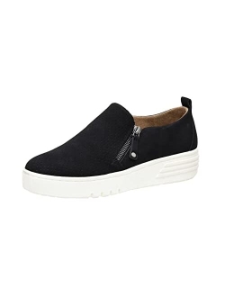 Women's Nissa Casual Zipper Slip on with  Memory Foam & Wide Widths Available