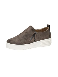 Women's Nissa Casual Zipper Slip on with  Memory Foam & Wide Widths Available