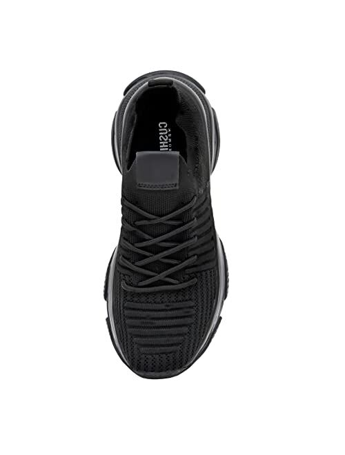 CUSHIONAIRE Women's Apolo Knit Sneaker +Memory Foam