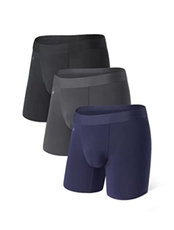 Men's Micro Modal Boxer Briefs Soft Trunks 3 or 4 Pack