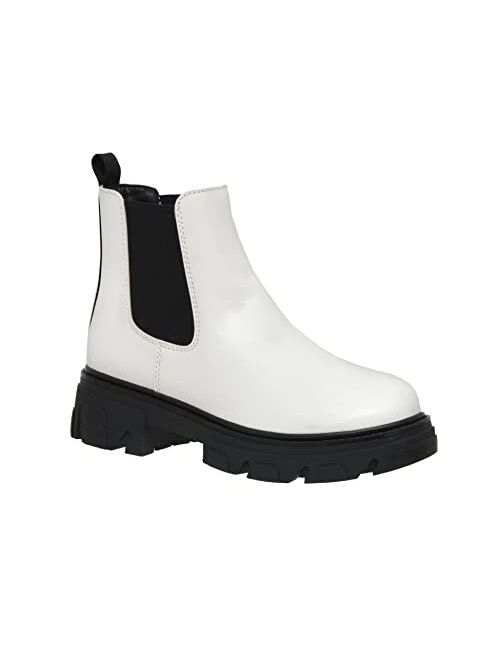 CUSHIONAIRE Women's Perry slip on chelsea boot +Memory Foam